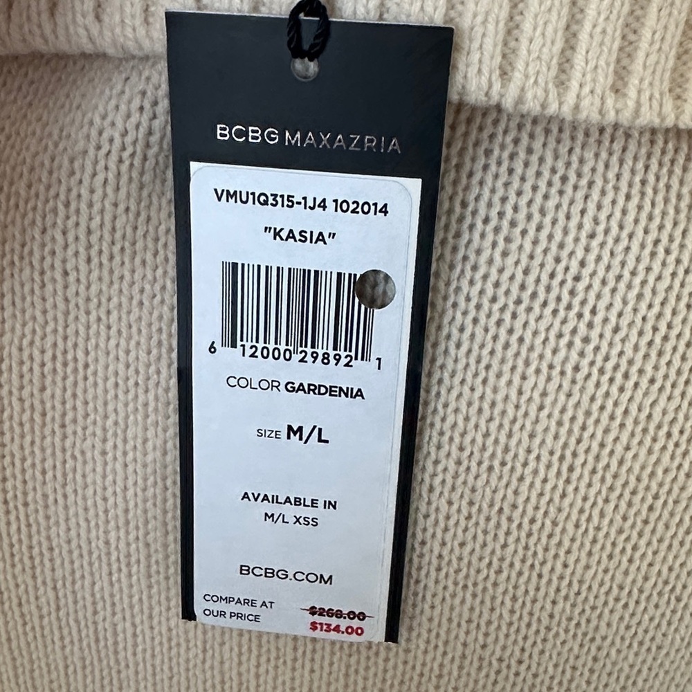 BCBGMaxAzria Ivory Turtleneck Sweater - Picture 5 of 9